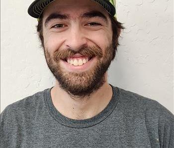 SERVPRO employee standing in the front lobby 