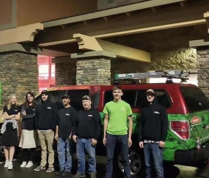 the earthquake response team from SERVPRO Of South Shasta County